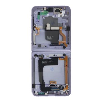 LCD Дисплей за Samsung Galaxy Z Flip 4 / F721B / purple , лилав / с рамка / 
