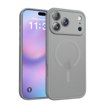  Кейс Clear MagSafe за iPhone 17 Pro Max - Gray