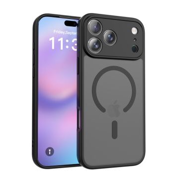  Кейс Clear MagSafe за iPhone 17 Pro Max - Black