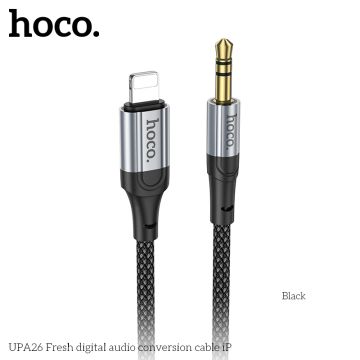 HOCO UPA26 Аудио кабел 3.5mm към iPhone (lightning) 1M