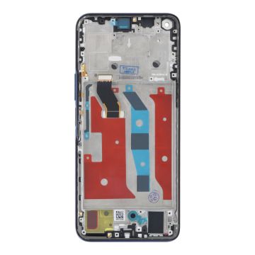 LCD Дисплей за Huawei Nova 8i / NEN-LX1 / син / с рамка / Оригинал Service Pack /