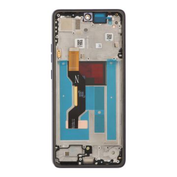 Оригинален дисплей за Motorola G86 5G / XT2527-2, черна рамка ( Service Pack )