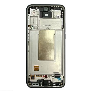 Оригинален дисплей за Samsung Galaxy A37 5G / A376, SM-A376B / с рамка, Черен / Оригинал Service Pack /