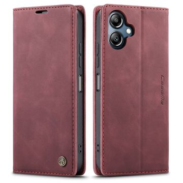 CaseMe Елегантен Луксозен Калъф Тип Тефтер За Samsung Galaxy  A06 / A07 - Бордо