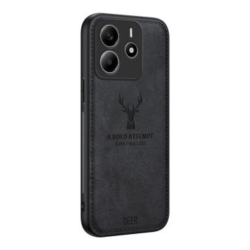 Силиконов Кейс Deer за Xiaomi Redmi Note 14 5G - черен