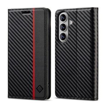 LC.IMEEKE Калъф Тип Тефтер За Samsung Galaxy  A57 5G - Carbon