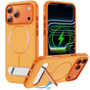 Силиконов Кейс Imitation за iPhone 17 Pro - оранжев