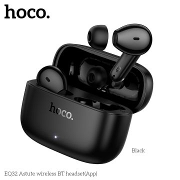 Безжични слушалки HOCO EQ32 Astute - черни