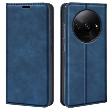 Retro-skin Калъф Тип Тефтер За Xiaomi Redmi A3 - тъмно син