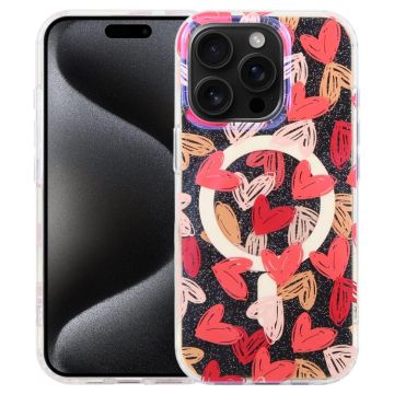 Силиконов Кейс Jungle за iPhone 15 Pro - Love