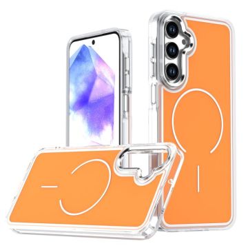 Силиконов Кейс  Bright  за Samsung Galaxy A17 / A26 4G / 5G - оранжев