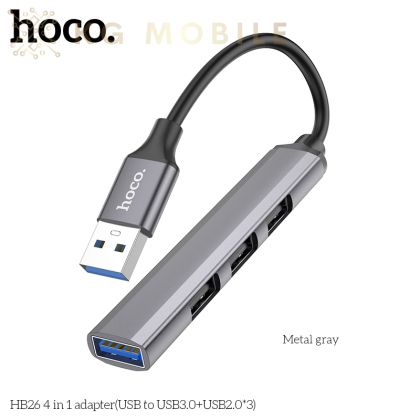 USB Хъб Hoco HB26 USB3.0+USB2.0