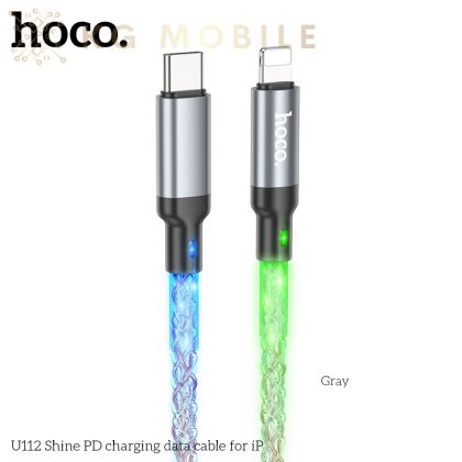 HOCO кабел U112 Shine Type-C към Lightning