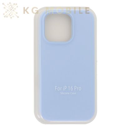 Силиконов Кейс Full Pure Color  за  iPhone 16 Pro - Azure