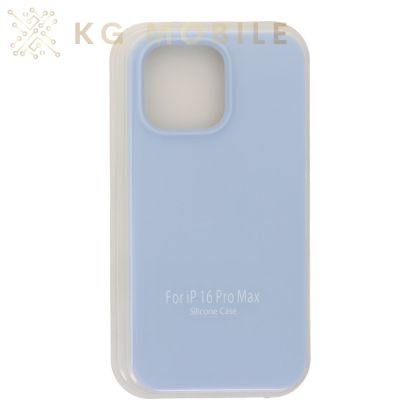 Силиконов Кейс Full Pure Color  за  iPhone 16 Pro Max - Azure