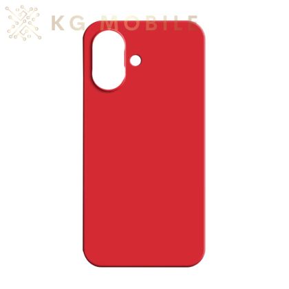 Силиконов Кейс Full Pure Color  за  iPhone 16 - Red