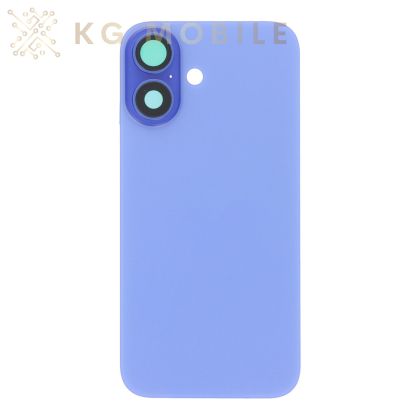 Заден капак за iPhone 16 оборудван + стъкло камера + метална пластина / Ultramarine / OEM 