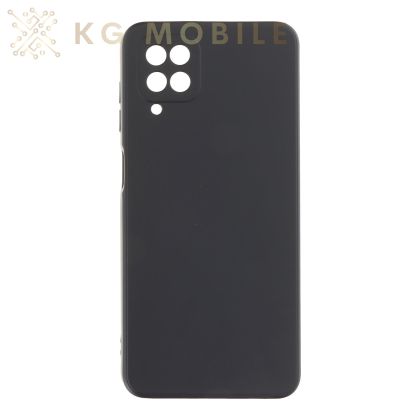 Силиконов Кейс Liquid Silicone за Samsung Galaxy A12 - черен