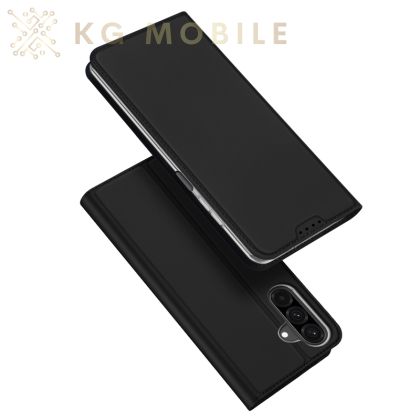 DUX DUCIS Skin За Samsung Galaxy A26 / Black / Елегантен Луксозен Калъф Тип Тефтер 