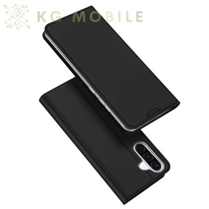 DUX DUCIS Skin За Samsung Galaxy A56 / A36 / Black / Елегантен Луксозен Калъф Тип Тефтер 