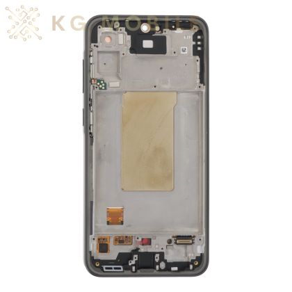 LCD Дисплей за Samsung Galaxy A36 5G / A366/ с рамка / Черен / Оригинал Service Pack /