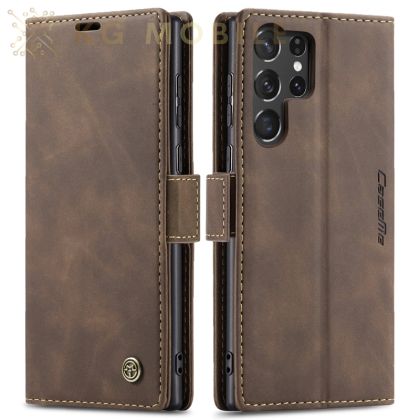 Тефтер CaseMe За Samsung Galaxy S25 Ultra - кафе