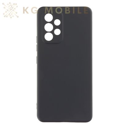 Силиконов Кейс Liquid Silicone за Samsung Galaxy A52 - черен