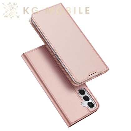 DUX DUCIS Skin За Samsung Galaxy A17 5G / Pink / Елегантен Луксозен Калъф Тип Тефтер 