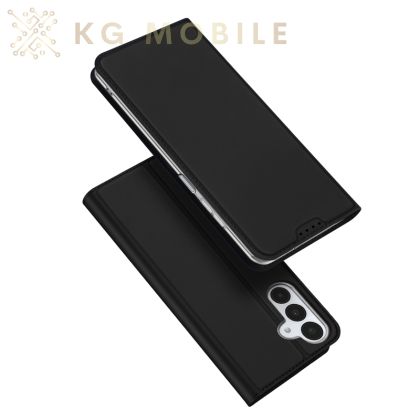 DUX DUCIS Skin За Samsung Galaxy A17 5G / Black / Елегантен Луксозен Калъф Тип Тефтер 