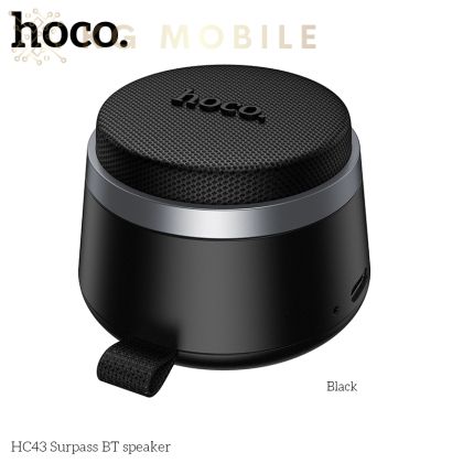 HOCO HC43 Безжичен спортен високоговорител 5W (Поддържа TF, USB, AUX) - Черен