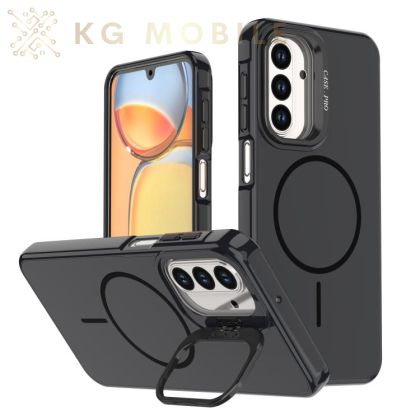 Силиконов Кейс Bracket за Samsung Galaxy A17 / A16 - черно