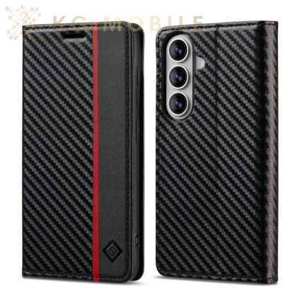 LC.IMEEKE Калъф Тип Тефтер За Samsung Galaxy  A57 5G - Carbon