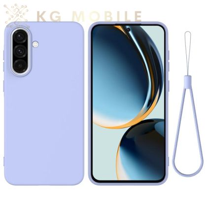 Силиконов Кейс Liquid за SAMSUNG A37 5G - лилав