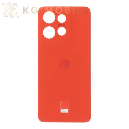 Заден капак за Motorola Edge 50 Neo / poinciana, червен / ORG /