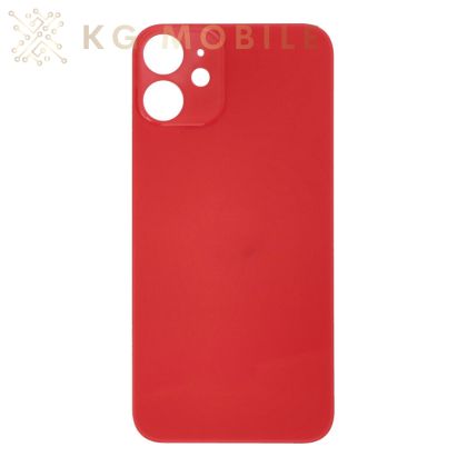 Заден капак за iPhone 12 Mini, Big Hole / Red , червен /  OEM /