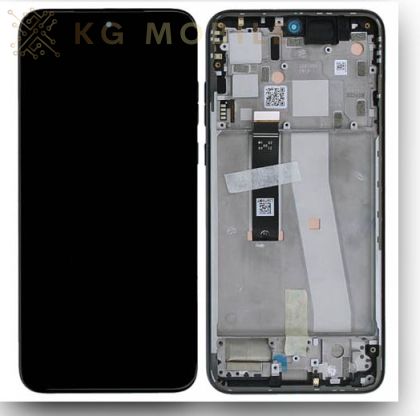 Оригинален дисплей за Motorola Edge 30 Neo / XT2245 ( Service Pack, black beauty, черна рамка )