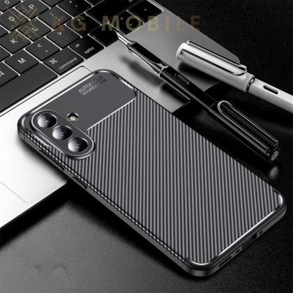 Силиконов Кейс CARBON за Samsung Galaxy A37 5G - черен