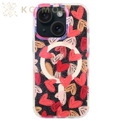 Силиконов Кейс Jungle за iPhone 14 / 13 - Love