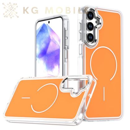 Силиконов Кейс  Bright  за Samsung Galaxy A17 / A26 4G / 5G - оранжев