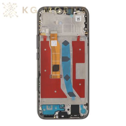 LCD Дисплей за Honor 400 Lite / ABR-NX1 / velvet grey, сива рамка  / ORG /