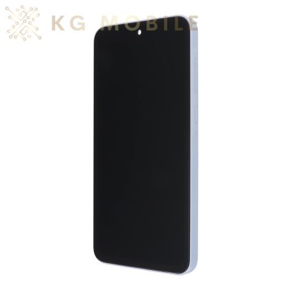 Оригинален дисплей за Samsung Galaxy A35 5G / A356, SM-A356B, P/N: GH82-34221B, светло синя рамка