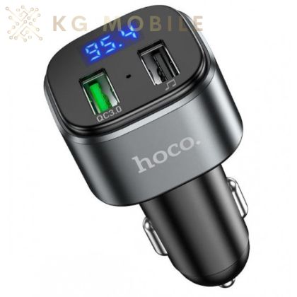 HOCO E67 FM Трансмитер с Bluetooth 2USB (18W, 3.0A)