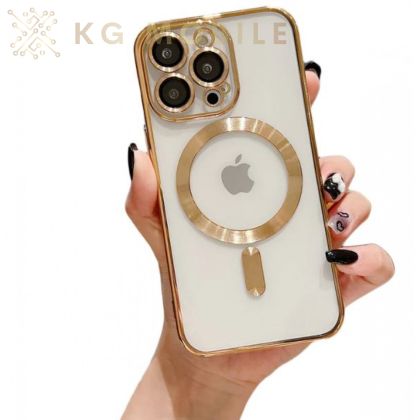 Кейс  Luxury Case with Magsafe iPhone 11 - Златист