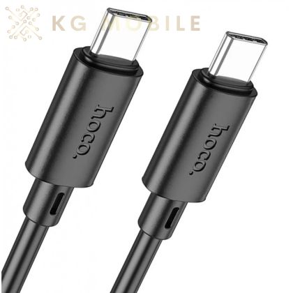 HOCO кабел X88 60W TYPE-C към Type-C (1M) - Черен