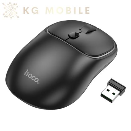 Безжична Мишка Hoco - Wireless Mouse Royal (GM25) - Four Button Dual Mode Business 2.4G, 1600 DPI - Dark Night Black