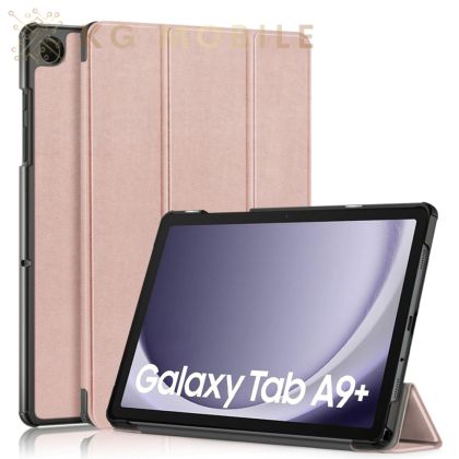 Калъф за таблет - FoldPro - Samsung Galaxy Tab A9 Plus -Rose Gold