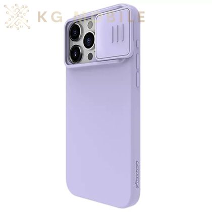  Кейс Nillkin - CamShield Silky MagSafe Silicone - iPhone 15 Pro - Misty Purple