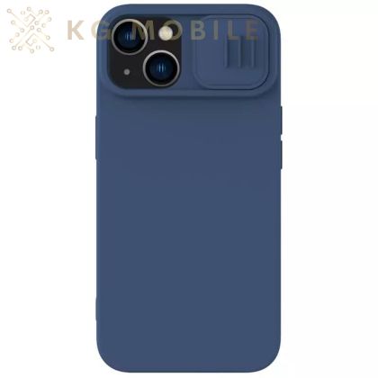 Кейс Nillkin - CamShield Silky MagSafe Silicone - iPhone 15 - Midnight Blue