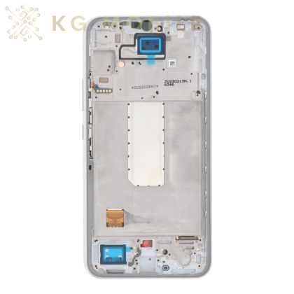 LCD Дисплей за Samsung Galaxy   A34 5G A346 оригинал с рамка / Silver / 