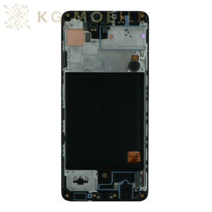 LCD Дисплей за Samsung Galaxy A51 A515F оригинал с рамка / черен /